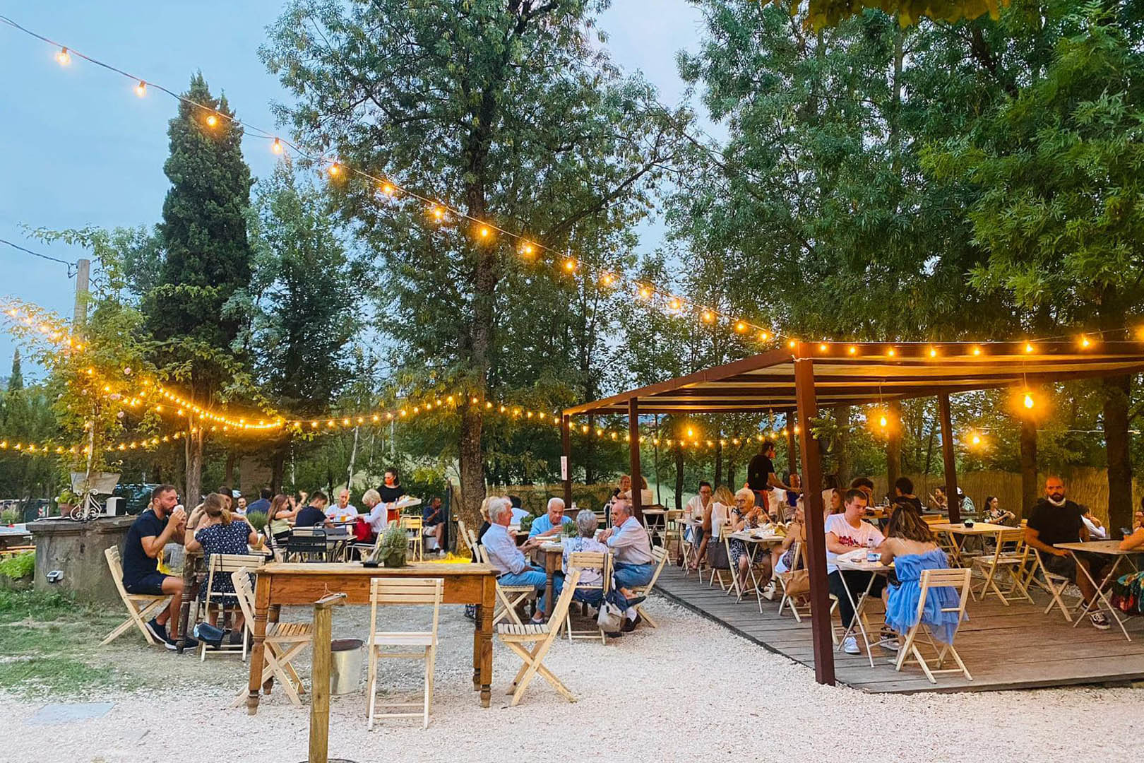 Ca' Shin trattoria Parco Cavaioni — farm-to-table Bologna hills
