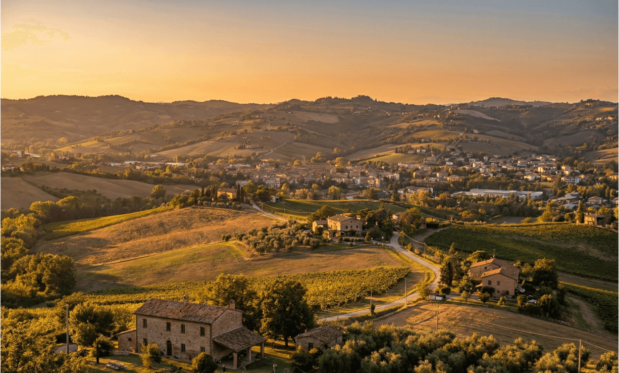 Scenic vineyard view Sasso Marconi Borgo 19